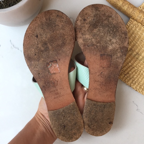 Joie A La Pliage || Leather Slide ‘Sable 2’ Sandal - Picture 5 of 7